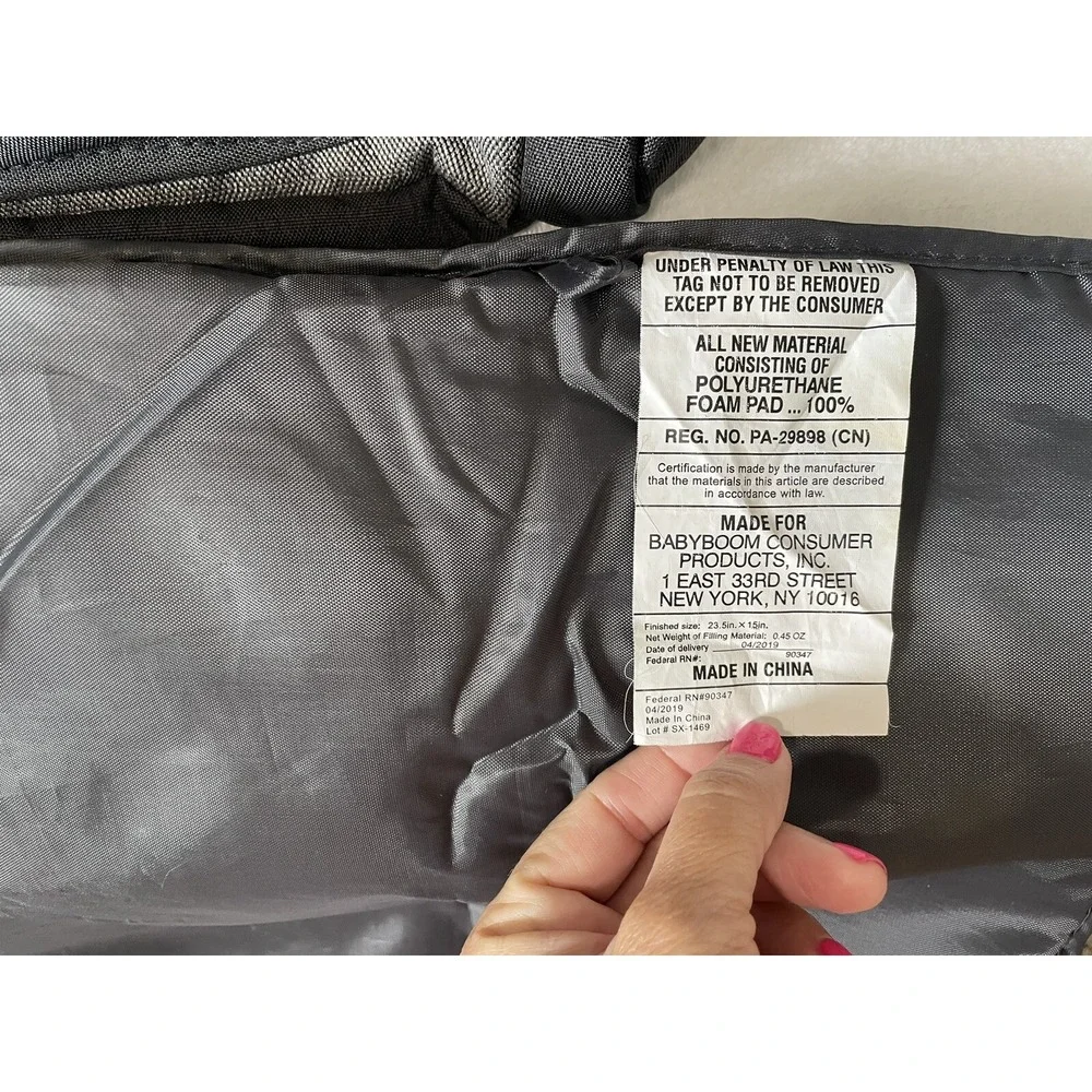 Eddie Bauer First Adventure Diaper Bag Backpack Unisex Grey Herringbone Large